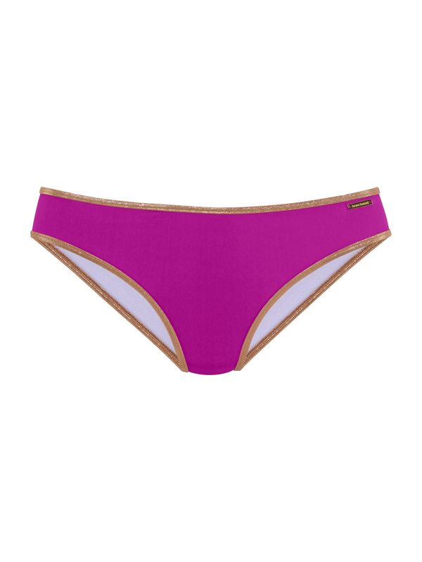 BRUNO BANANI BRUNO BANANI Bikini hlačke 'Milano'  zlata / neonsko lila