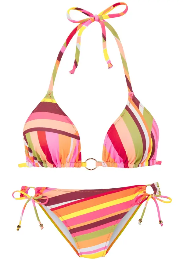 Bruno Banani Bruno Banani Bikini  limonino-rumena / oranžna / korala / roza