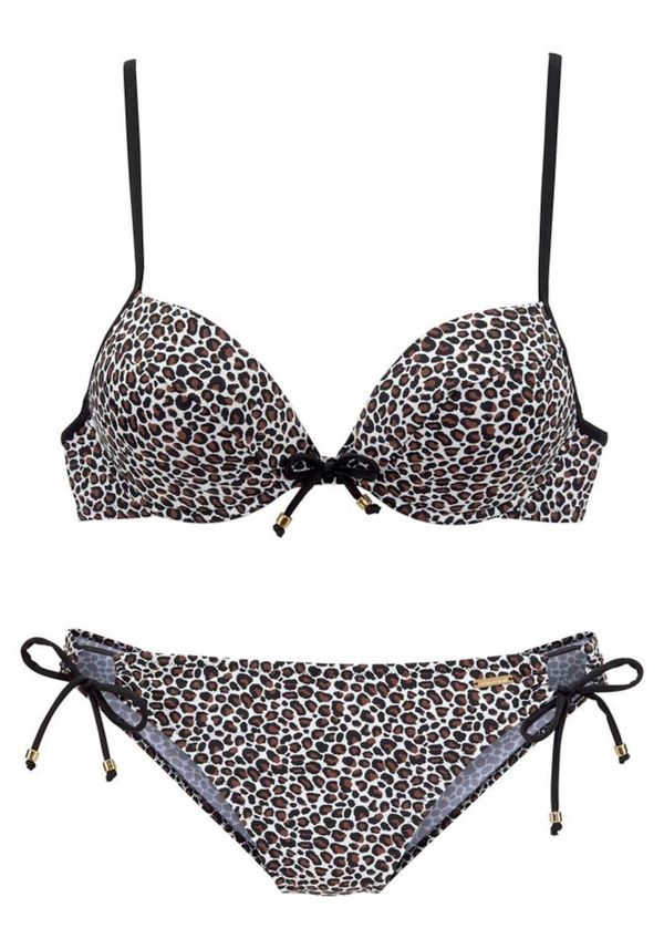 BRUNO BANANI BRUNO BANANI Bikini  rjava / črna