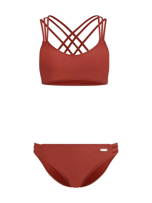 Bruno Banani Bruno Banani Bikini  rjava / temno rdeča