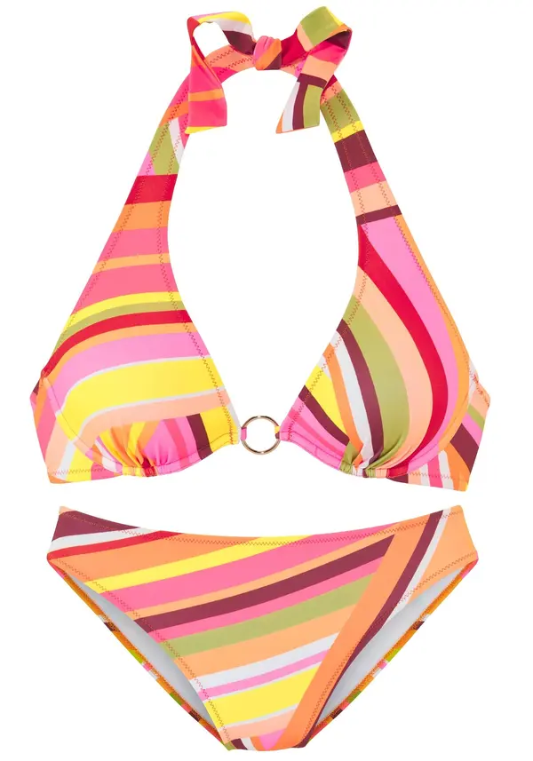 Bruno Banani Bruno Banani Bikini  rumena / kivi / oranžna / svetlo roza