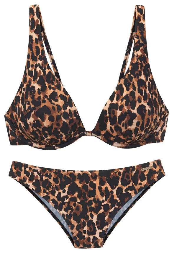 Bruno Banani Bruno Banani Bikini  svetlo bež / umbra / črna