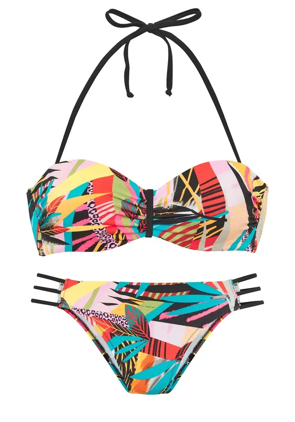 Bruno Banani Bruno Banani Bikini  turkizna / rumena / oranžna / črna