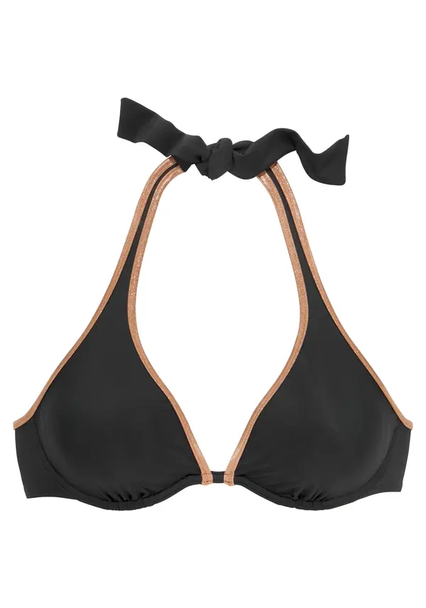 Bruno Banani Bruno Banani Bikini zgornji del  bronasta / črna