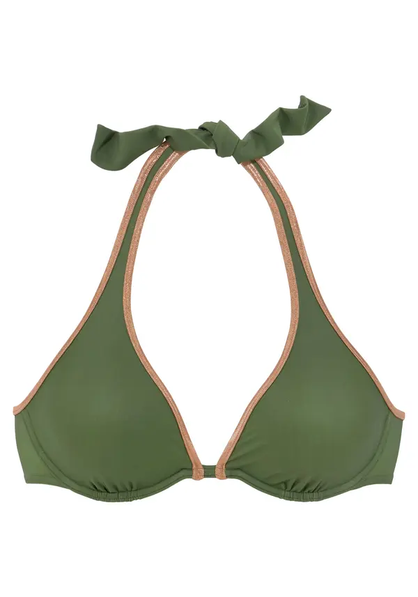 Bruno Banani Bruno Banani Bikini zgornji del  rjava / zelena