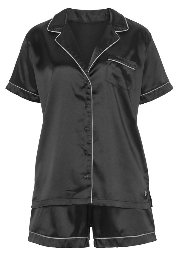 BRUNO BANANI BRUNO BANANI Pižama  svetlo siva / črna