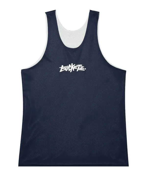 Bucketz Bucketz Funkcionalna majica  temno modra / svetlo siva / bela