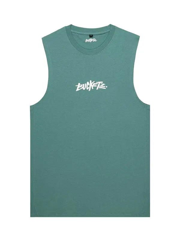Bucketz Bucketz Majica  petrol / bela