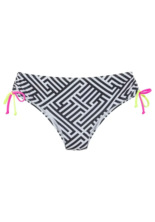 BUFFALO BUFFALO Bikini hlačke  črna / bela
