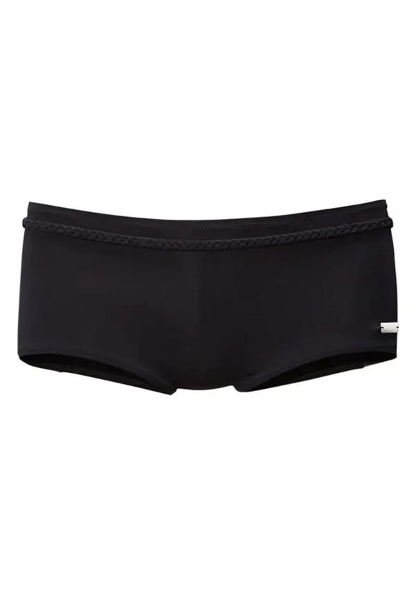 BUFFALO BUFFALO Bikini hlačke 'Happy'  črna