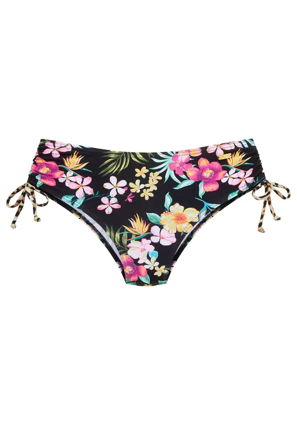 BUFFALO BUFFALO Bikini hlačke  jelka / svetlo oranžna / temno roza / črna