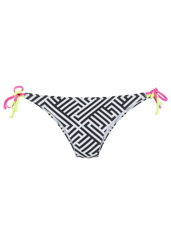 BUFFALO BUFFALO Bikini hlačke  neonsko rumena / roza / črna / bela