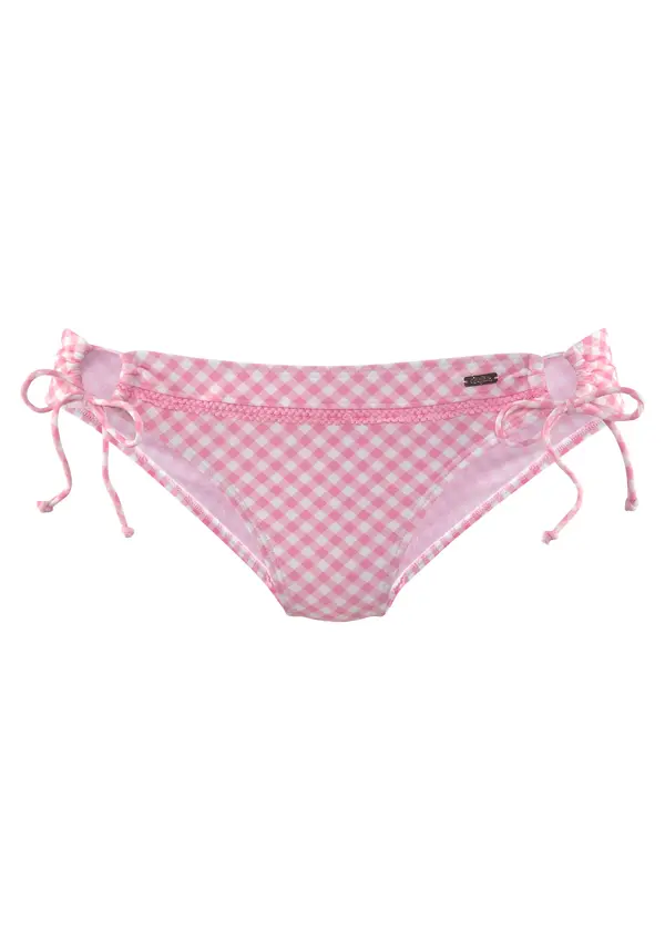 BUFFALO BUFFALO Bikini hlačke  roza / roza / bela