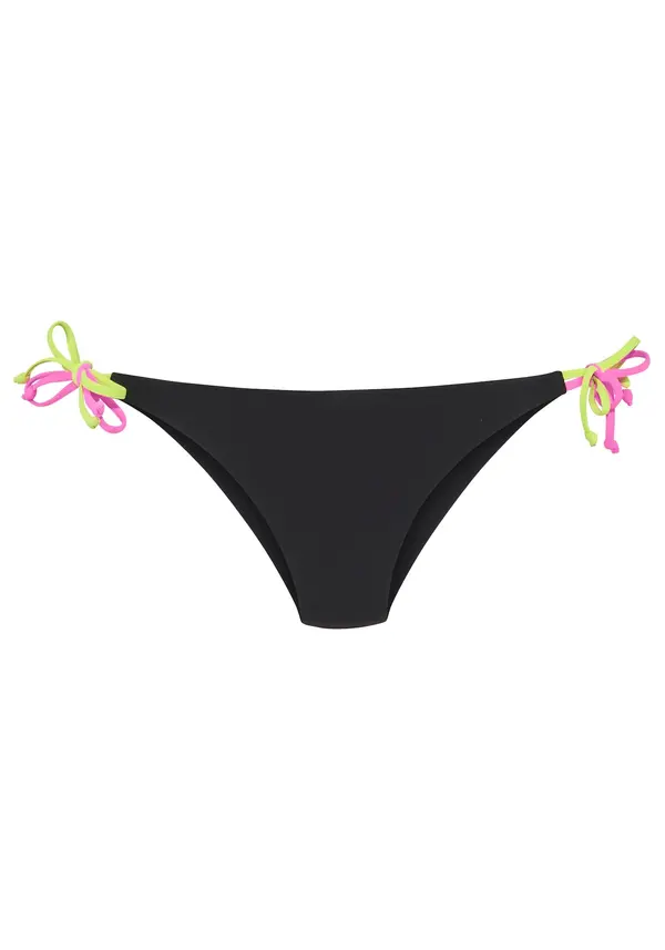 BUFFALO BUFFALO Bikini hlačke  svetlo zelena / roza / črna
