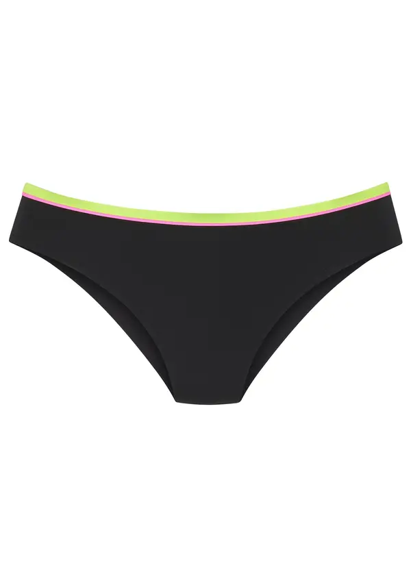 BUFFALO BUFFALO Bikini hlačke  zelena / roza / črna