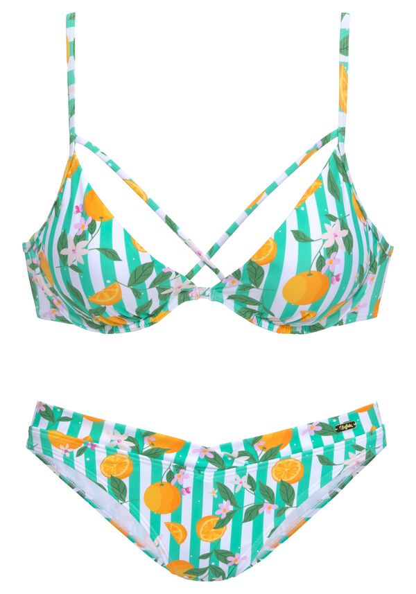 BUFFALO BUFFALO Bikini  meta / žad / mandarina / off-bela