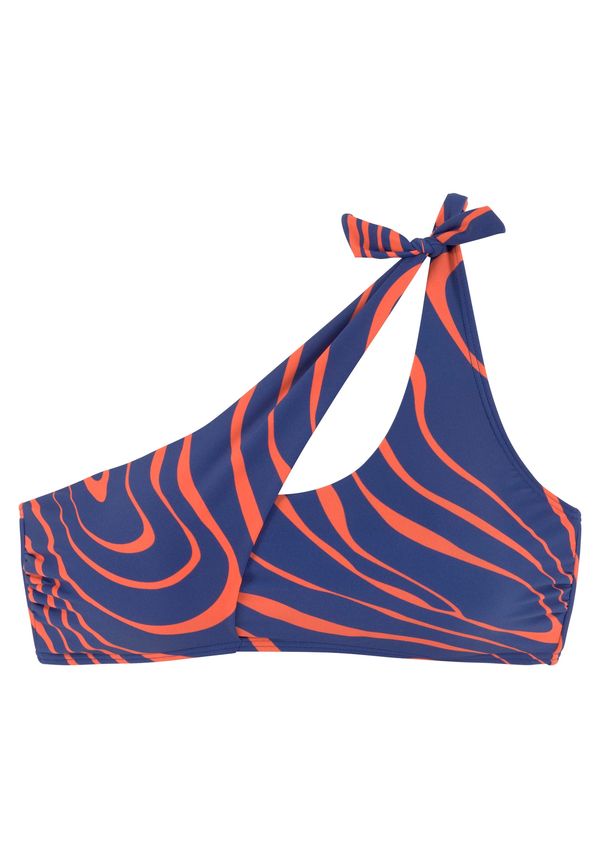 BUFFALO BUFFALO Bikini zgornji del 'BUFFALO'  temno modra / oranžna