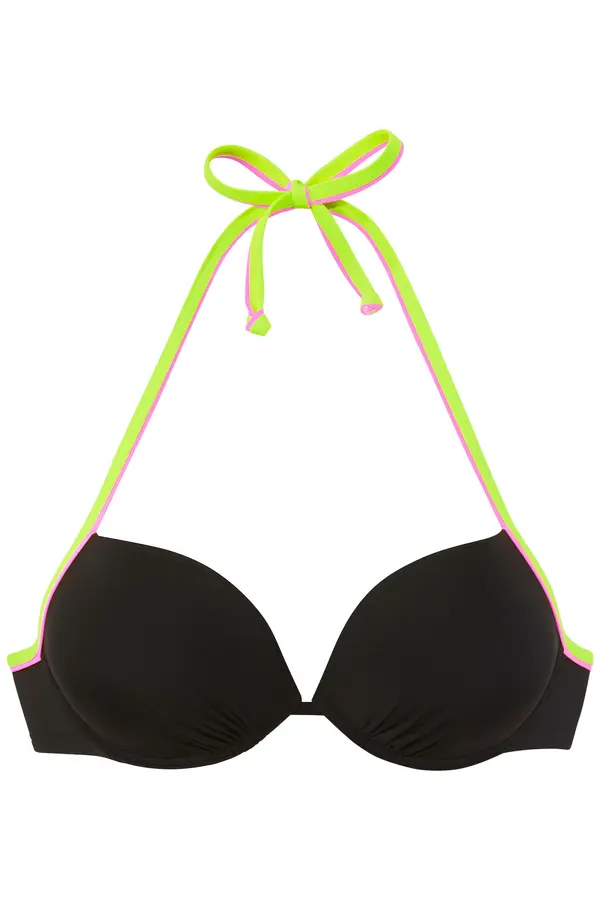 BUFFALO BUFFALO Bikini zgornji del  jabolko / fuksija / črna