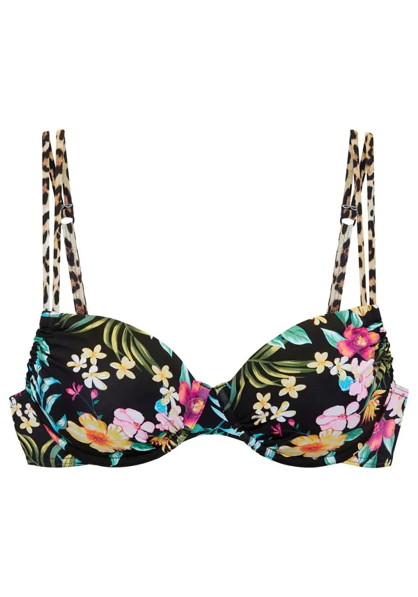 BUFFALO BUFFALO Bikini zgornji del  mešane barve / črna