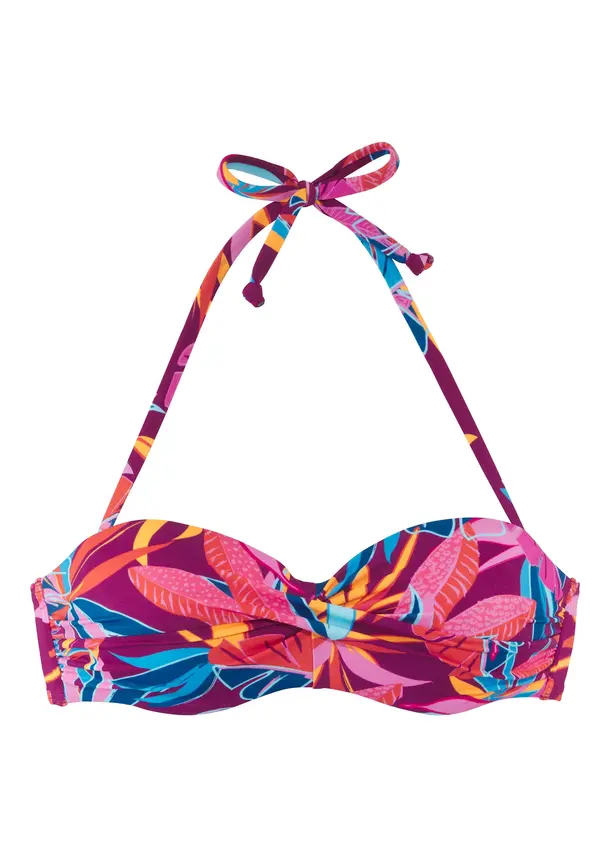 BUFFALO BUFFALO Bikini zgornji del  modra / rumena / jagoda / roza