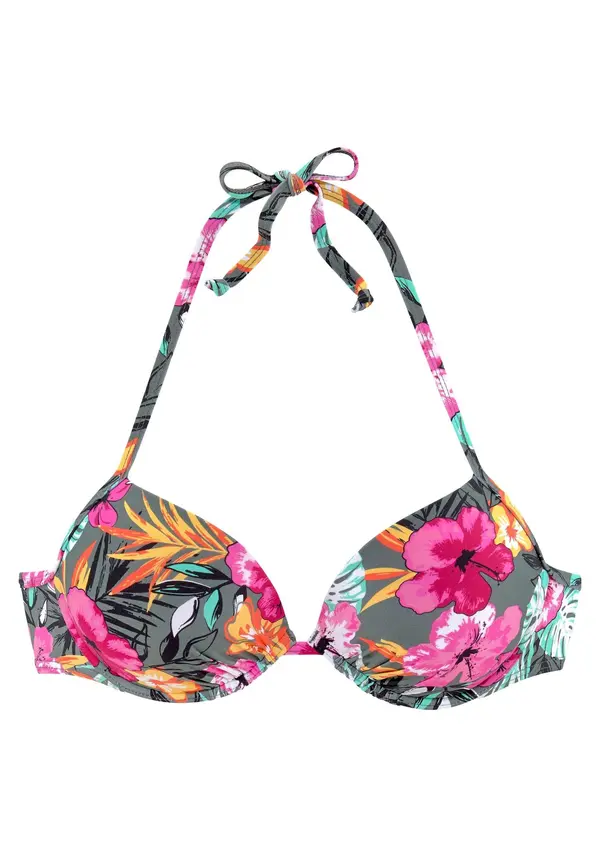 BUFFALO BUFFALO Bikini zgornji del  rumena / siva / roza