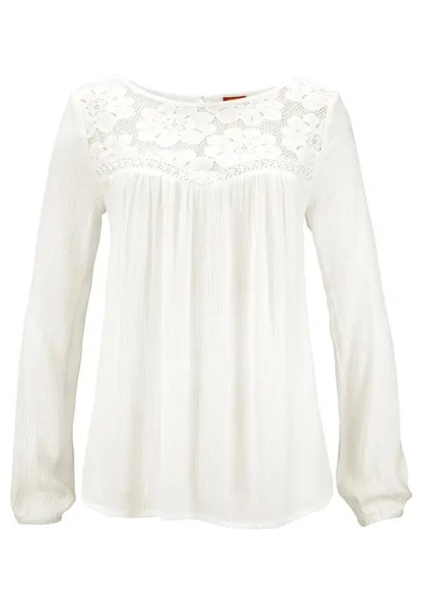 BUFFALO BUFFALO Bluza  off-bela