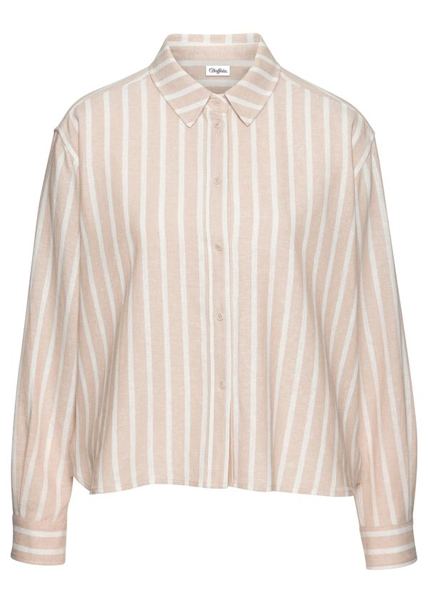 BUFFALO BUFFALO Bluza  pesek / bela