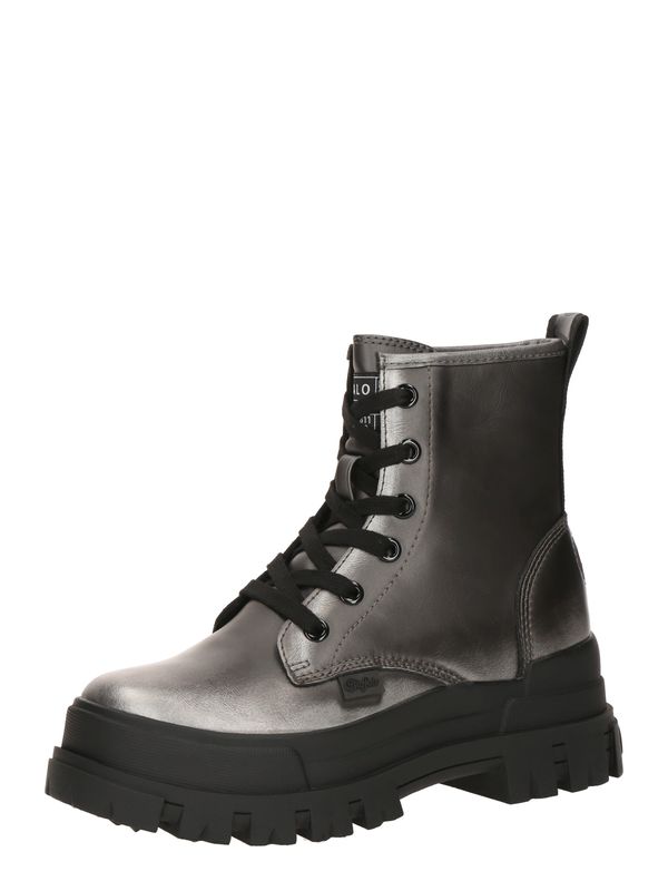 BUFFALO BUFFALO Gležnarji z vezalkami 'ASPHA'  siva