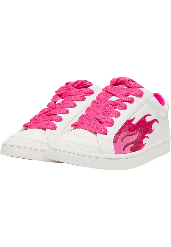 BUFFALO BUFFALO Nizke superge 'Liberty'  roza / bela