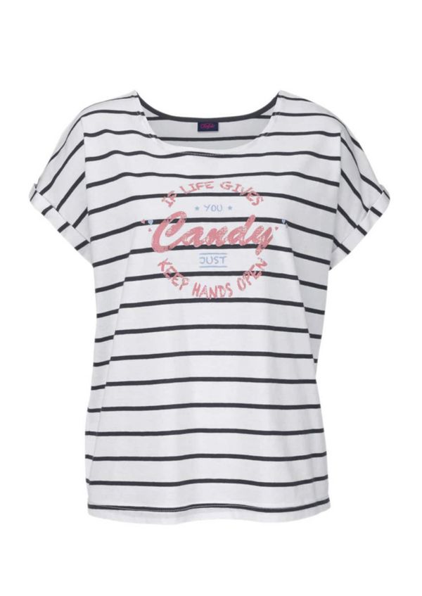 BUFFALO BUFFALO Pižama  črna / bela