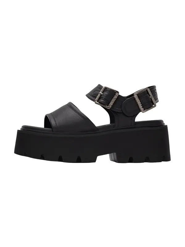 BUFFALO BUFFALO Sandali 'BRAKE'  črna