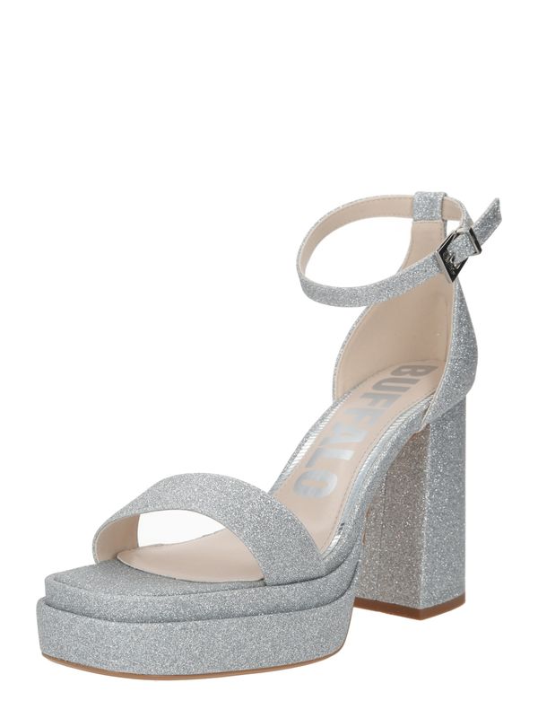 BUFFALO BUFFALO Sandali s paščki 'May Neat'  srebrna