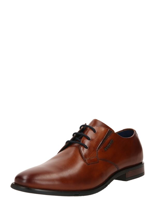 bugatti bugatti Čevlji na vezalke 'Gapo'  konjak