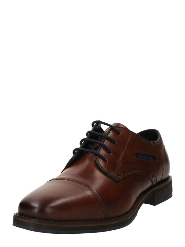 bugatti bugatti Čevlji na vezalke  rjava