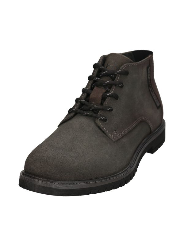 bugatti bugatti Škornji z vezalkami  rjava / bazaltno siva