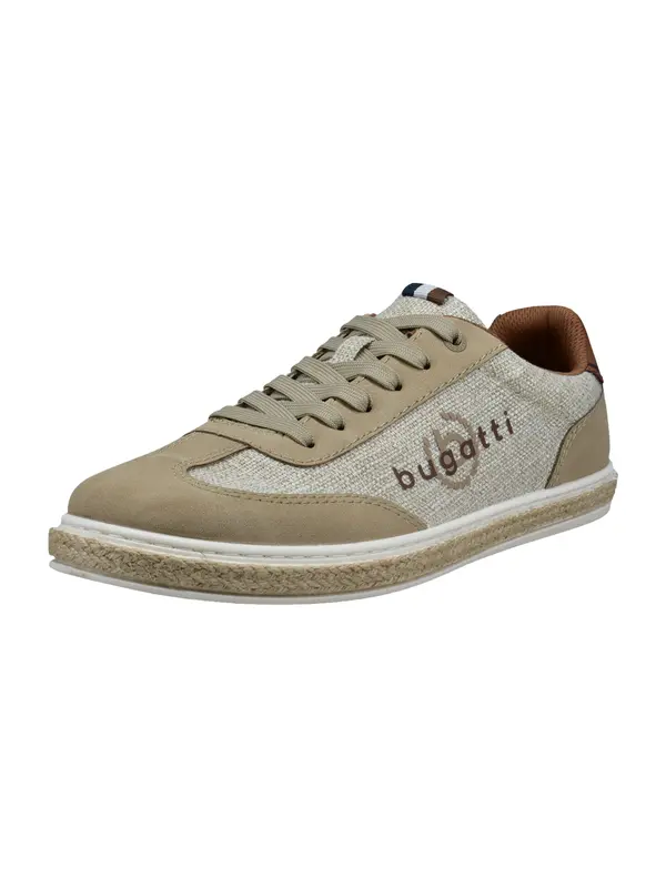 bugatti bugatti Športni čevlji z vezalkami  bež / rjava / bela
