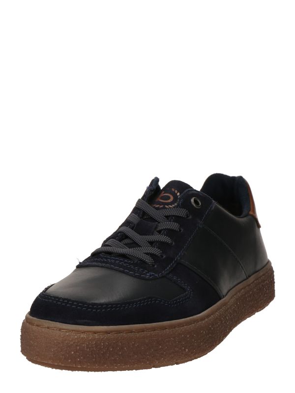 bugatti bugatti Športni čevlji z vezalkami  marine / karamel