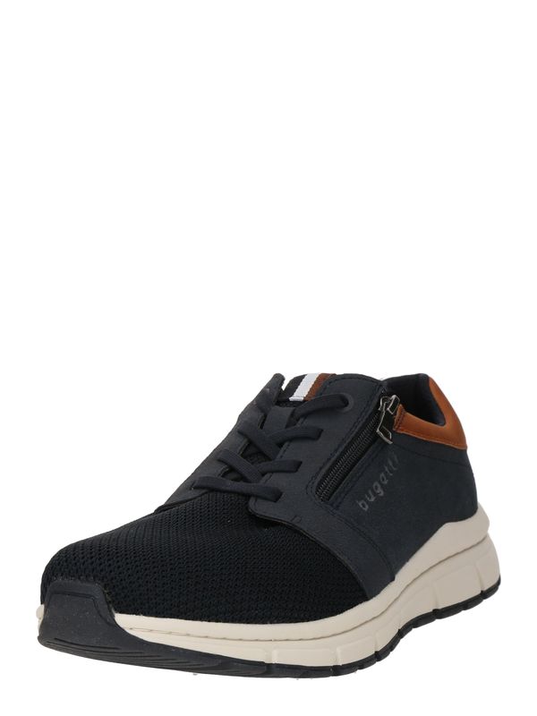 bugatti bugatti Športni čevlji z vezalkami  marine / rjava