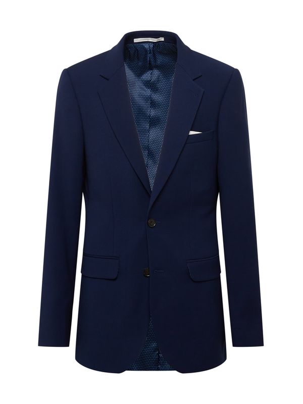 BURTON MENSWEAR LONDON BURTON MENSWEAR LONDON Poslovni suknjič  'Super Skinny Blue Texture Jacket'  mornarska