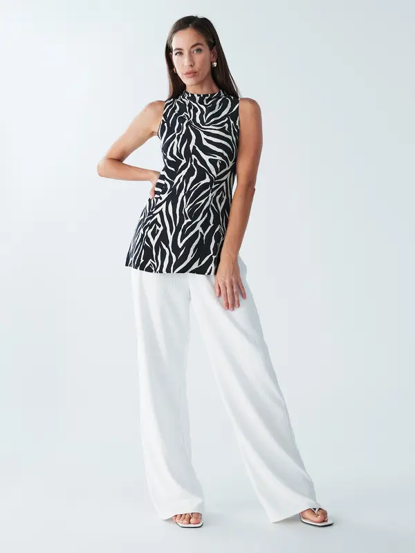 BWLDR BWLDR Bluza 'Athens'  črna / bela