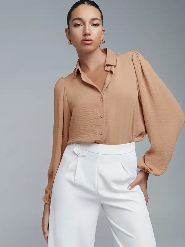 BWLDR BWLDR Bluza 'Nola'  kamela