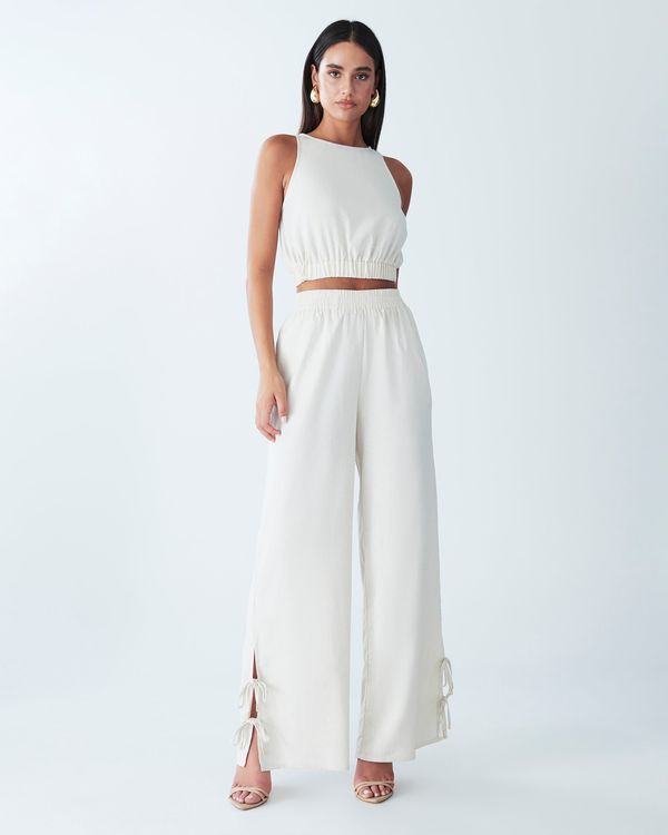 BWLDR BWLDR Hlače 'LAILA'  bela