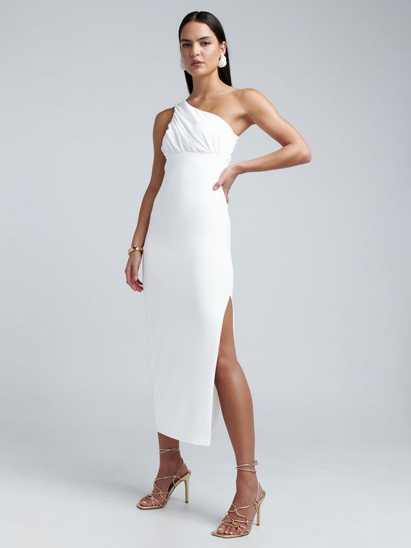 BWLDR BWLDR Koktejl obleka 'WALKER'  bela