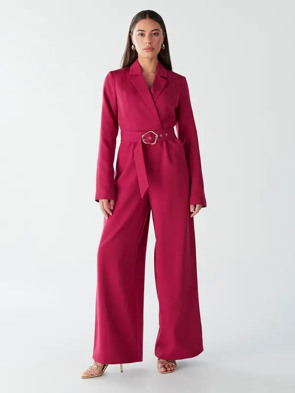 BWLDR BWLDR Kombinezon 'ATTICA JUMPSUIT'  rdeča