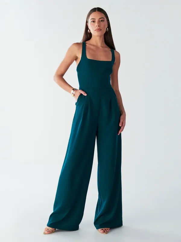 BWLDR BWLDR Kombinezon 'CHERIE JUMPSUIT'  turkizna