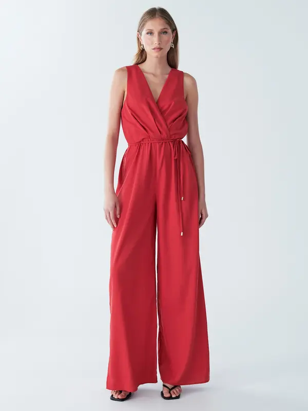 BWLDR BWLDR Kombinezon 'SPARKLE JUMPSUIT'  rdeča