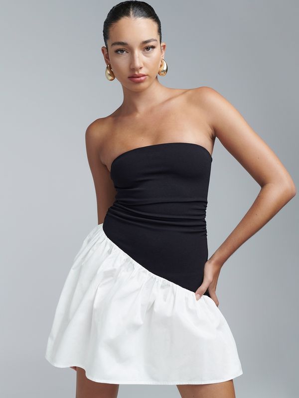 BWLDR BWLDR Obleka 'AIMEE'  črna / bela