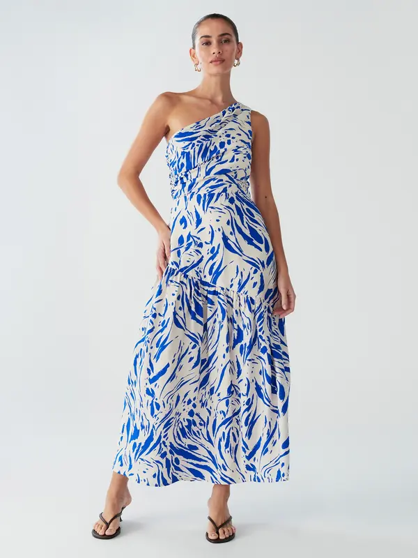 BWLDR BWLDR Obleka 'FABIO MIDI DRESS'  črna