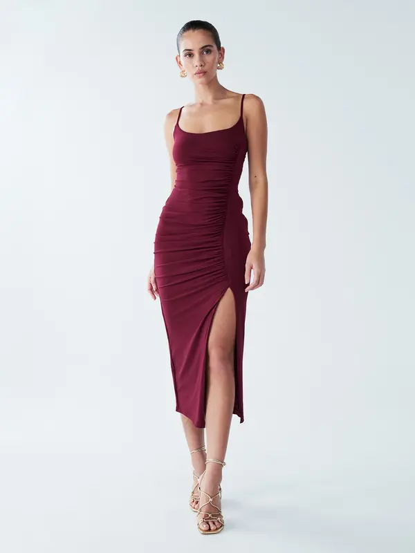 BWLDR BWLDR Obleka 'Lani'  bordo