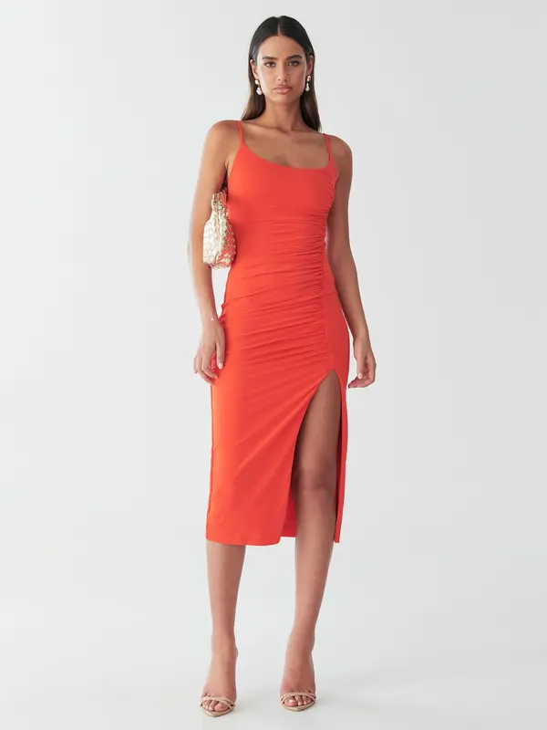 BWLDR BWLDR Obleka 'LANI DRESS'  korala